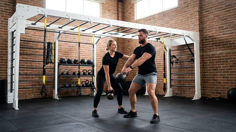 AI-generated gym hero image