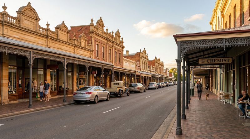 Maitland High Street from panorama references