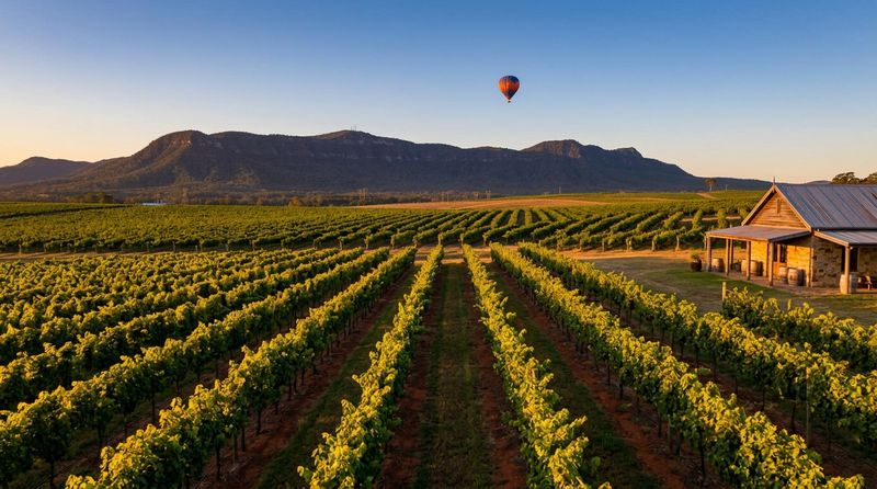 Hunter Valley vineyards from multi-source references
