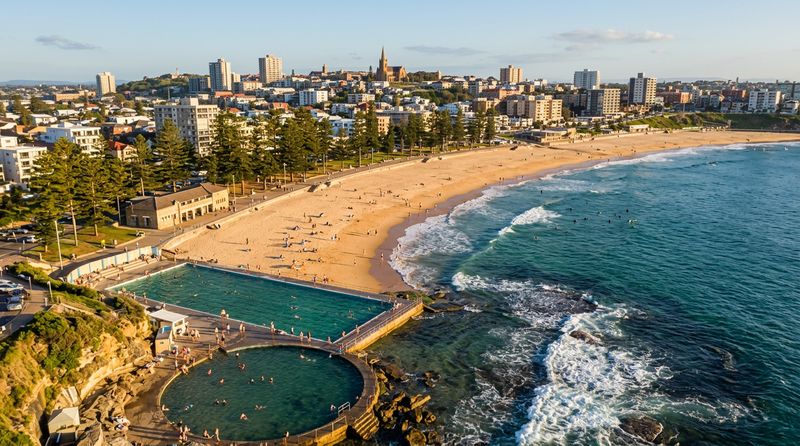 Newcastle Beach from multi-source references