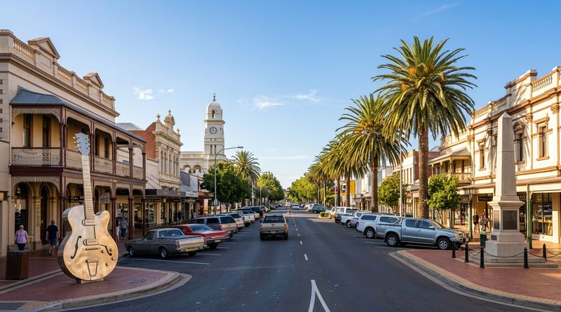 Tamworth Peel Street from panorama references