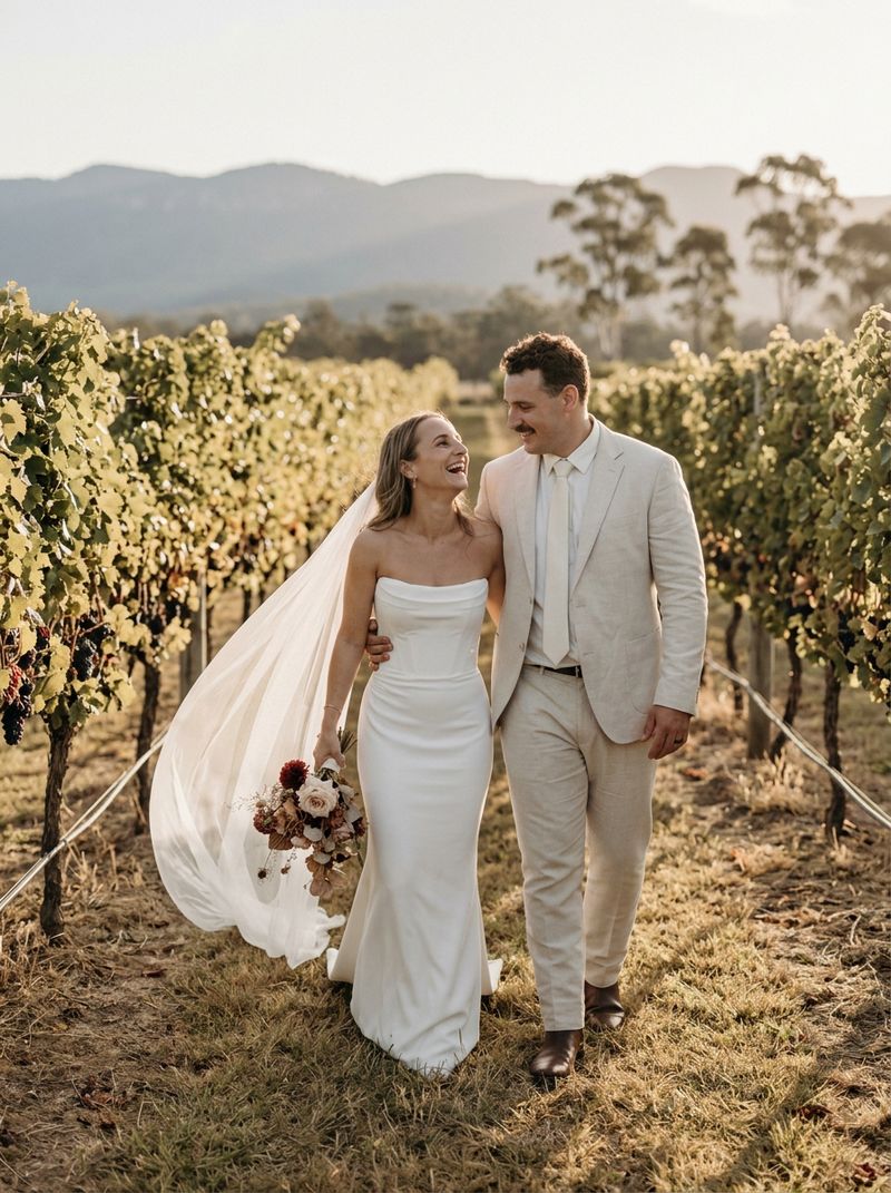 Wedding couple portrait