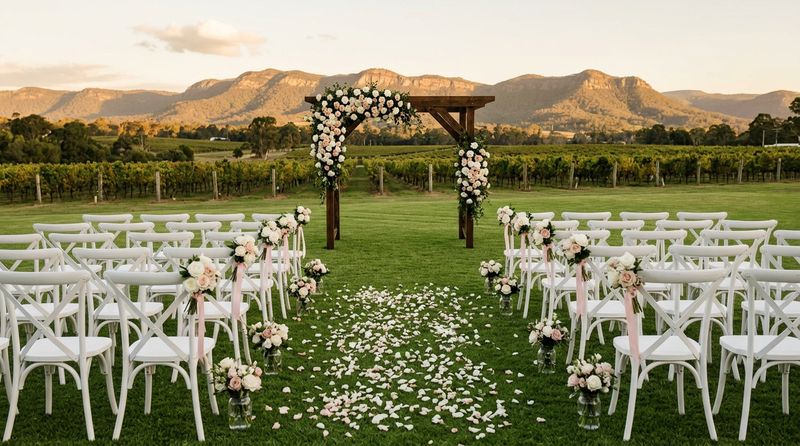 AI-generated wedding venue hero image